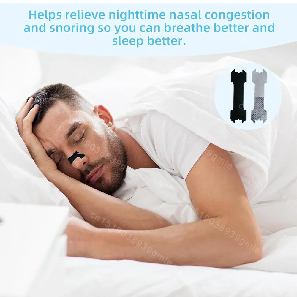 50/30/20Pcs Anti Snoring Nasal Strips for Way Help Breathing Reduce Snoring Nose Patch Better Sleep Easier Breath Aid Decive