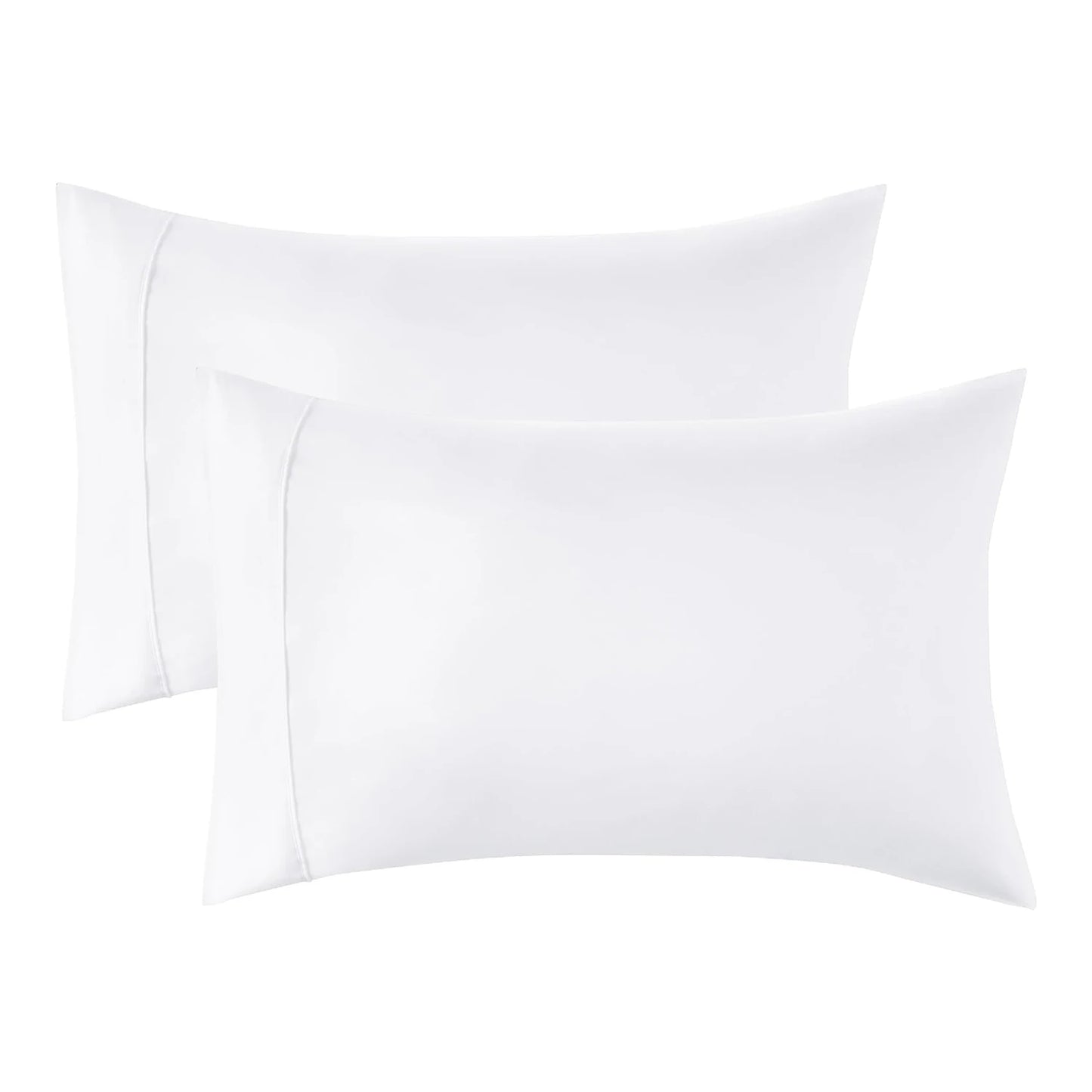 Luxury Cooling Rayon Derived from Bamboo Blend Ultra Soft Pillow Cases - Cooling & Breathable - Pillowcase with Envelope Closure