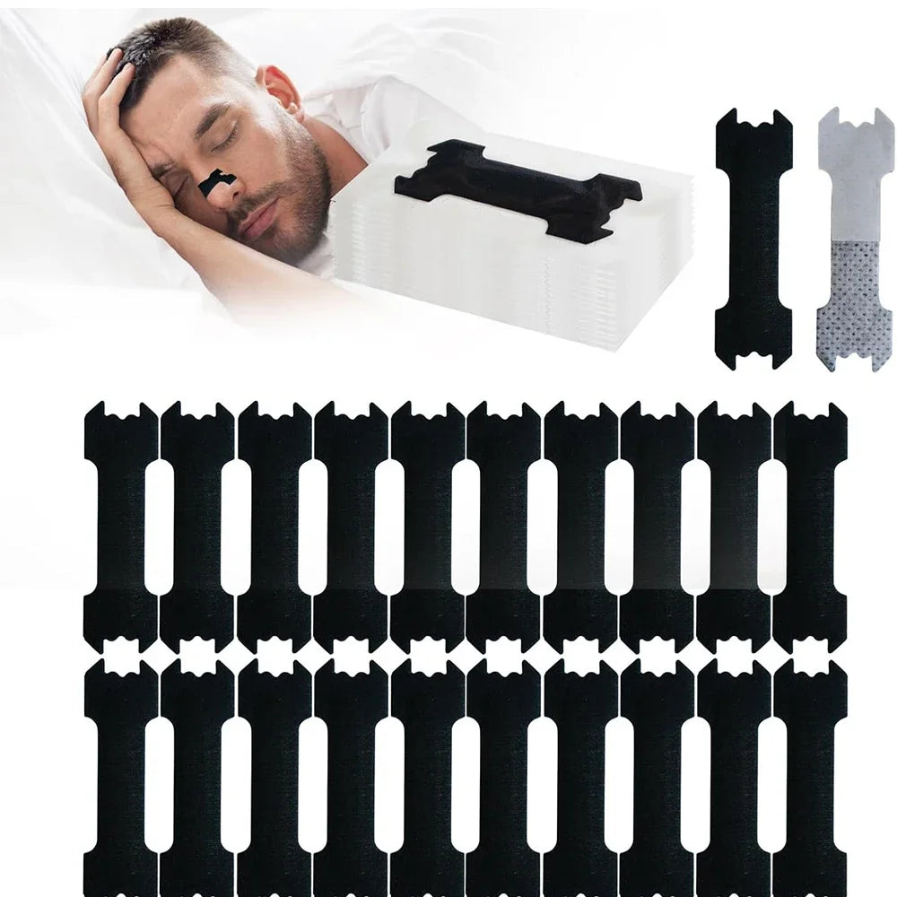 50/30/20Pcs Anti Snoring Nasal Strips for Way Help Breathing Reduce Snoring Nose Patch Better Sleep Easier Breath Aid Decive